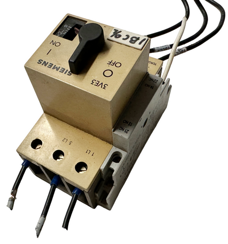 Siemens 3VE3000-2LA00 Motor Protector Circuit Breaker 3‑Pole 0.63-10 A