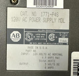 Allen-Bradley 1771-P4S PLC‑5 AC Power Supply Module 120 VAC to 5 VDC 8 A