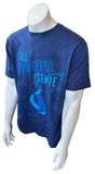 Disney Men's Aladdin All Powerful Genie Navy Short Sleeve Shirt Size Large