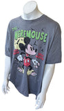 Disney Men's Mickey Mouse The Weremouse Half Wolf Half Mouse Gray Shirt Size 3XL