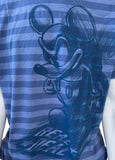 Disney Men's Mickey Mouse Real Deal Blue Short Sleeve Shirt Size Large