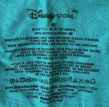 Disney Women's Aladdin Princess Jasmine Follow Your Heart Teal Shirt Size Medium