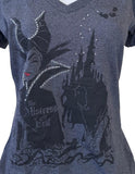 Disney Women's Maleficent The Mistress Of All Evil Gray Shirt Size Medium