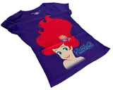 Disney Girls The Little Mermaid Disney Cruise Line Purple Shirt Size Medium