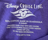 Disney Girls The Little Mermaid Disney Cruise Line Purple Shirt Size Medium
