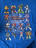 Universal Studios Men's Transformers Graphic Blue Short Sleeve Shirt Size XL