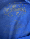 Universal Studios Men's Transformers Graphic Blue Short Sleeve Shirt Size XL