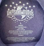 Universal Studios Men's Transformers Megatron Vs Optimus Prime Navy Shirt Size L