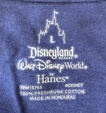 Disney Men's Disneyland Leader Of The Pack Graphic Navy Shirt Size Large
