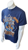 Disneyland Men's My Disney Side Is Goofy Graphic Navy Shirt Size Medium