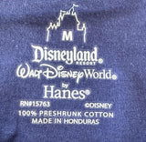 Disneyland Men's My Disney Side Is Goofy Graphic Navy Shirt Size Medium
