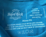 Hard Rock Cafe Men's Seminole Hard Rock Hotel & Casino Tampa Blue Shirt Size L