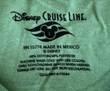 Men's Disney Cruise Line O'Gills Pub Green Short Sleeve Shirt Size Large