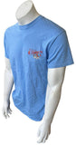 Disney Cruise Line Men's Southern Caribbean Blue Short Sleeve Shirt Size Medium