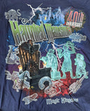 Disney Boys The Haunted Mansion 40th Anniversary Navy Shirt Size Large