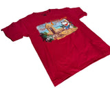 Disney Boys Disney Cruise Line Southern Caribbean Red Shirt Size Medium