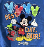 Disney Parks Mickey Mouse Best Day Ever Disneyland Resorts Blue One-Piece 24M