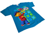Gildan Boys Sid The Science Kid Live Graphic Blue Short Sleeve Shirt Size Small