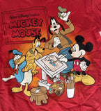 Disney Boys Mickey Mouse And Friends Walt Disney Studios Red Shirt Size XS
