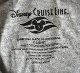 Disney Boys Disney Cruise Line Goofy Graphic Gray Short Sleeve Shirt Size Small