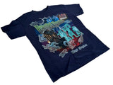 Disney Boys The Haunted Mansion 40th Anniversary Navy Shirt Size Small