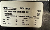Ferraz Shawmut 63163 Distribution Block 3 Pole 600 VAC