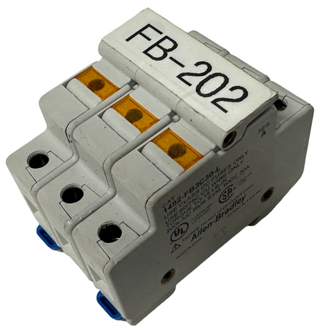 Allen-Bradley 1492-FB3C30-L Fuse Holder Series A 3-Pole Class CC 600V 30A