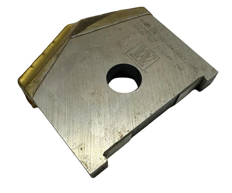 Waukesha 1007-0328-F Indexable Spade Drill Insert 3-7/16" OD 1/2" Thick Series F