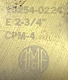 AMEC 0254-0224 Indexable Spade Drill Insert 2-3/4" OD 7/16" Thick