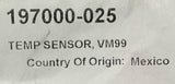 DriSteem 197000-025 Temperature Sensor VM99