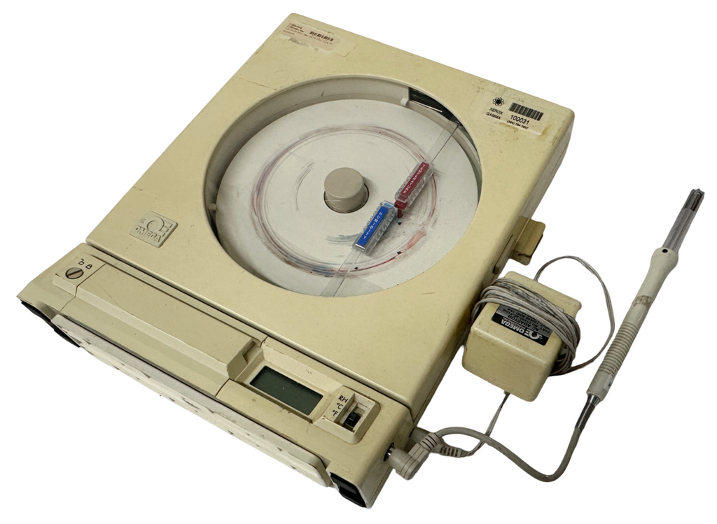 Omega CT485B Temperature/Humidity Chart Recorder 110V 2A w/ Power Adap