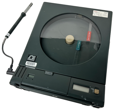 Omega CT485‑AL White Box Temperature/Humidity Chart Recorder 24 VDC/2 A