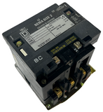 Square D 8502SD02 Contactor Series A 110/120V 50/60 Hz Coil NEMA Size 2