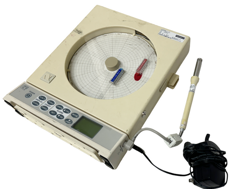 Newport CTXL-TRH-G/N Temperature/Humidity Chart Recorder w/ Power Adaptor