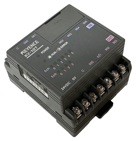 Keyence KV-10T Programmable Logic Controller PLC DC 6 Inputs 4 Outputs