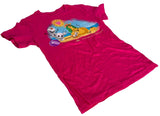 Disney Girls Frozen Olaf I Love Heat Castaway Cay Bahamas Pink Shirt Size Medium