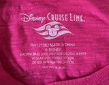 Disney Girls Frozen Olaf I Love Heat Disney Cruise Line Pink Shirt Size Large
