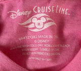 Disney Girls The Little Mermaid Ariel Disney Cruise Line Pink Shirt Size Medium