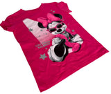 Disney Girls Minnie Mouse Walt Disney Studios Pink Short Sleeve Shirt Size XS