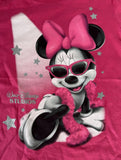 Disney Girls Minnie Mouse Walt Disney Studios Pink Short Sleeve Shirt Size XS