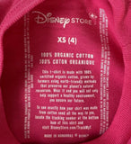 Disney Girls Minnie Mouse Walt Disney Studios Pink Short Sleeve Shirt Size XS