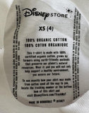 Disney Girls Minnie Mouse & Mickey Mouse Walt Disney Studios White Shirt Size XS