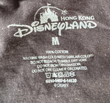 Disney Women's Maleficent Crows Graphic Black Short Sleeve Shirt Size Medium