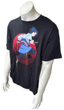 Ripple Junction Men's Naruto Shippuden Sasuke Sharingan Black Shirt Size XL