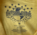 Universal Studios Men's SpongeBob SquarePants Legs Graphic Yellow Shirt Size M