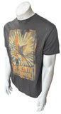 Bay Island Men's The Hunger Games Down With The Capitol Gray Shirt Size Large