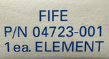 Fife 04723-001 Hydraulic Filter Element 2" OD 1.25" ID 40 Micron