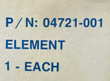 Fife 04721-001 DOE Air Filter Element 3" OD 1.625" ID 2.375" Height