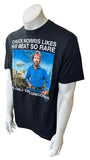 Spectra Apparel Chuck Norris Likes His Meat Rare He Only Eats Unicorns Shirt L