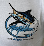 Anvil Men's Marty Wilson Mojo Sportswear Big Mo White Shirt Size Small